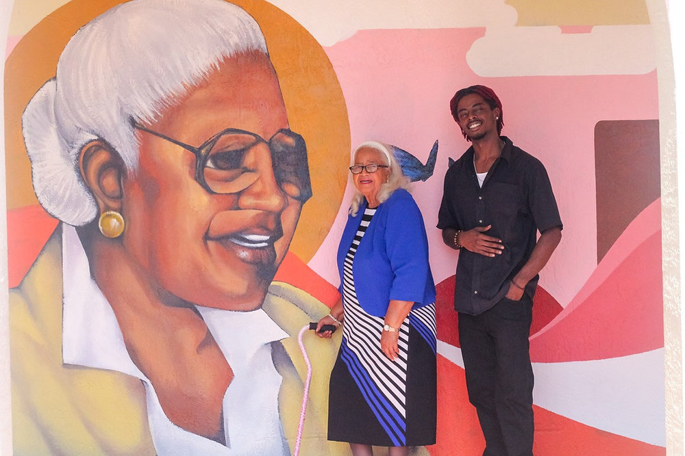 Mary Alice Brown Apartments Unveils Expansive Community Mural