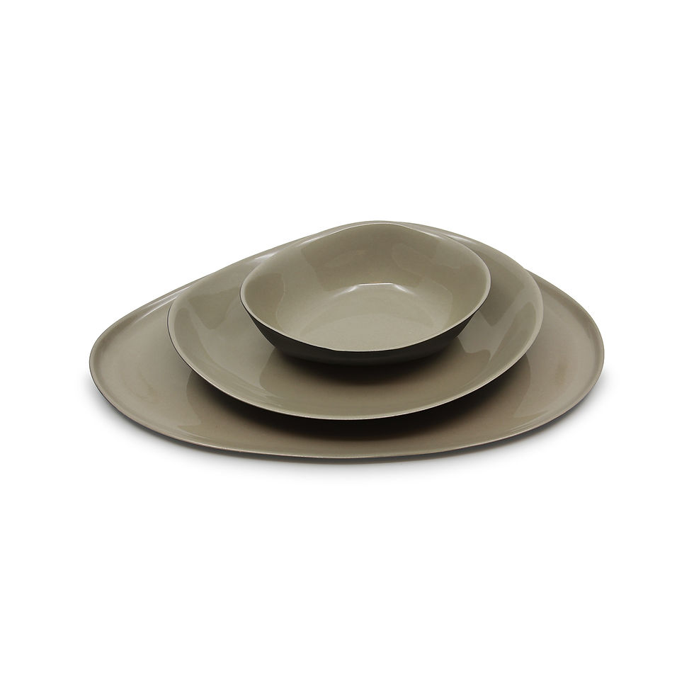 Thumbnail: Amorph Plate Set No:1 Dual Color - 6-Place Setting