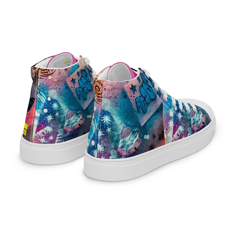 Thumbnail: Alien Carnival /men’s high top canvas shoes