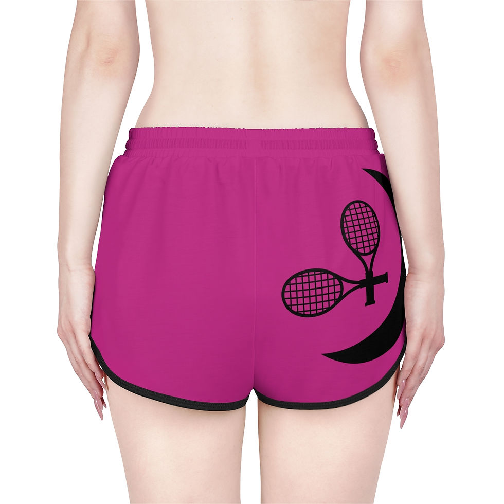 Thumbnail: Smile back TennisMoon Women's Relaxed Shorts pink