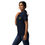 Thumbnail: Smile TennisMoon xoxo embroidered women’s pique polo shirt navy yellow