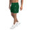 Thumbnail: Smile Polkadot TennisMoon Unisex Athletic Long Shorts Forest Green