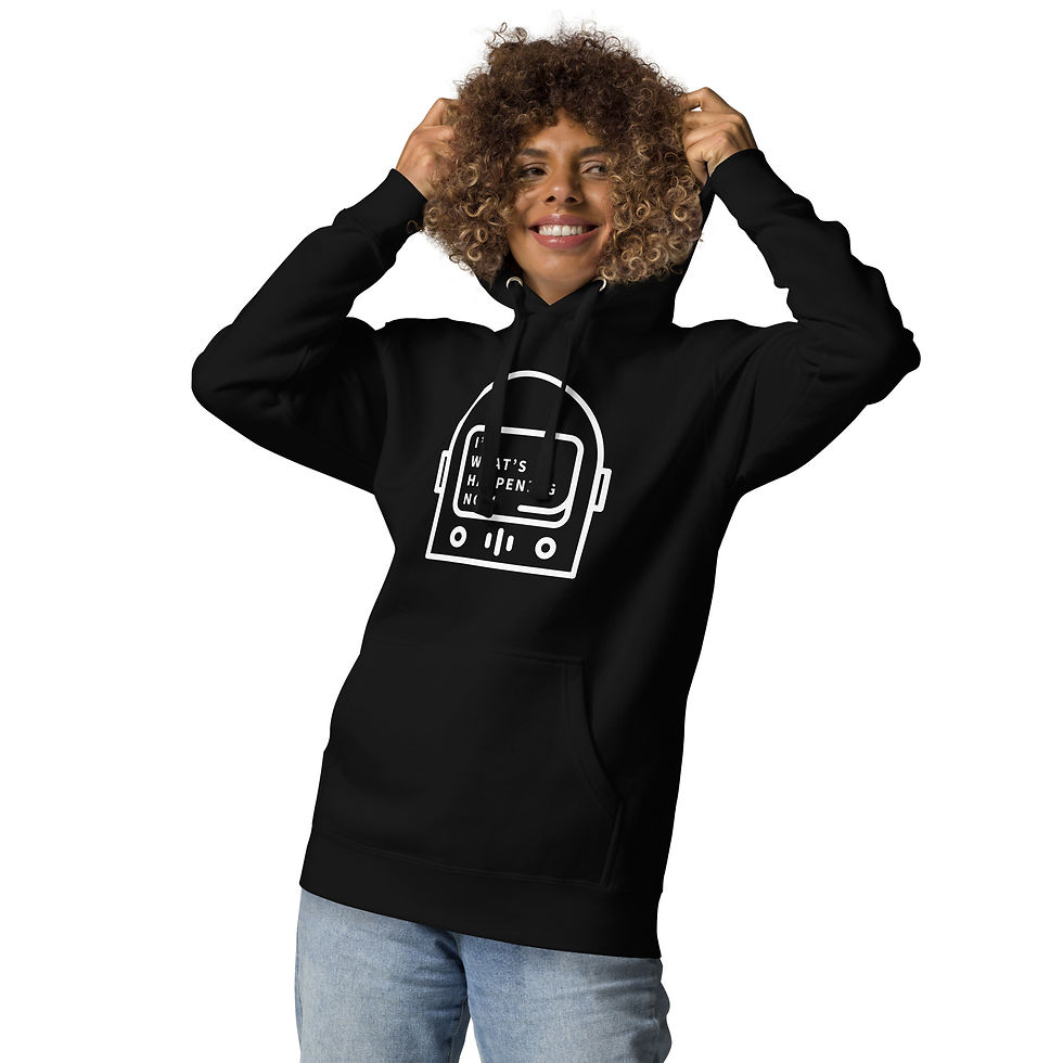 Thumbnail: I'm What's Happening Now hoodie black