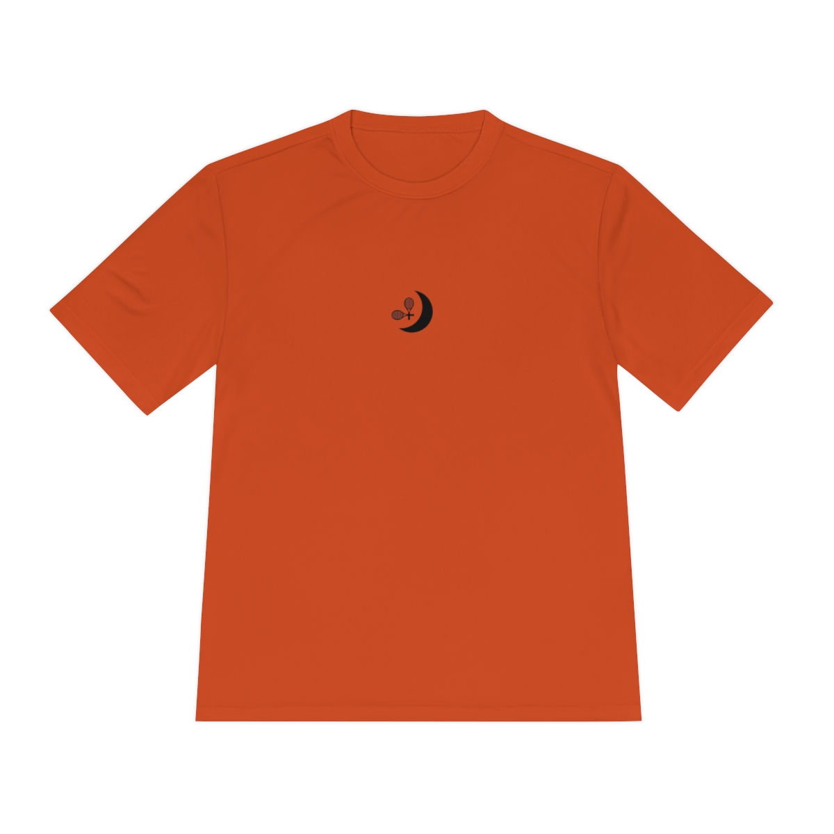 Smile BK TennisMoon Unisex Moisture Wicking Tee Orange