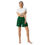 Thumbnail: Smile TennisMoon Unisex Athletic Long Shorts Green