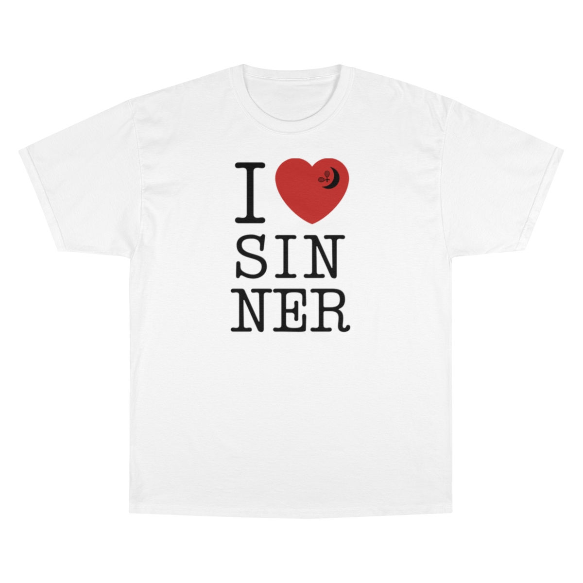 I Heart Sinner Champion T-Shirt