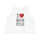 Thumbnail: I ❤️ MONFILS women's dancer cropped tank top