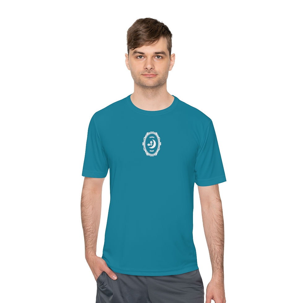 Thumbnail: Royal TennisMoon Unisex Moisture Wicking Tee Blues