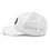 Thumbnail: Side left view of TennisMoon Smile Trucker Cap in white with moon and racquet logo.