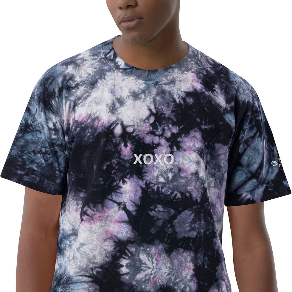 Thumbnail: XOXO Oversized Tie-Dye T-Shirt