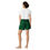 Thumbnail: Smile Polkadot Black TennisMoon Unisex Athletic Long Shorts Forest Green
