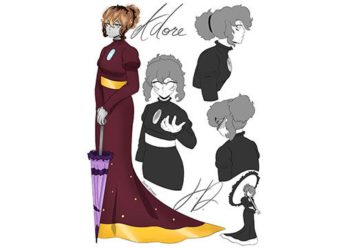 Adore Character Template Sheet