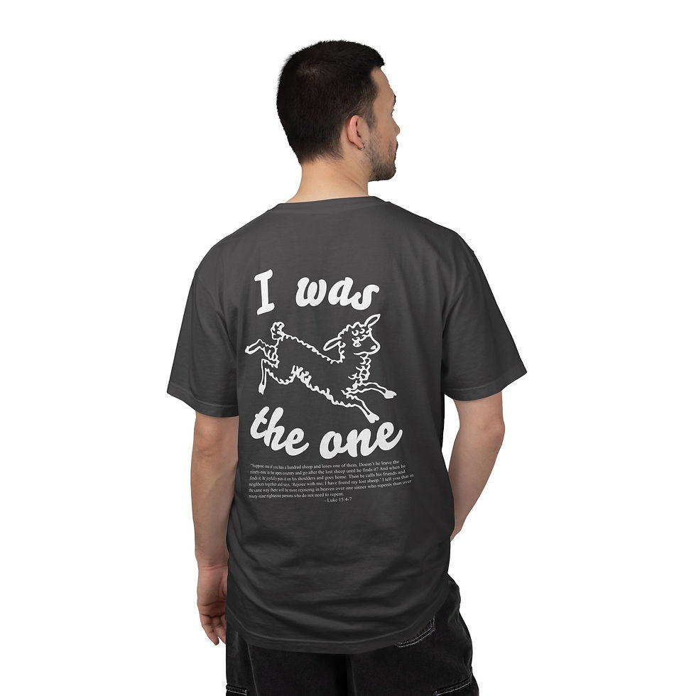Thumbnail: I Was The One Tee (Dark) - Luke 15