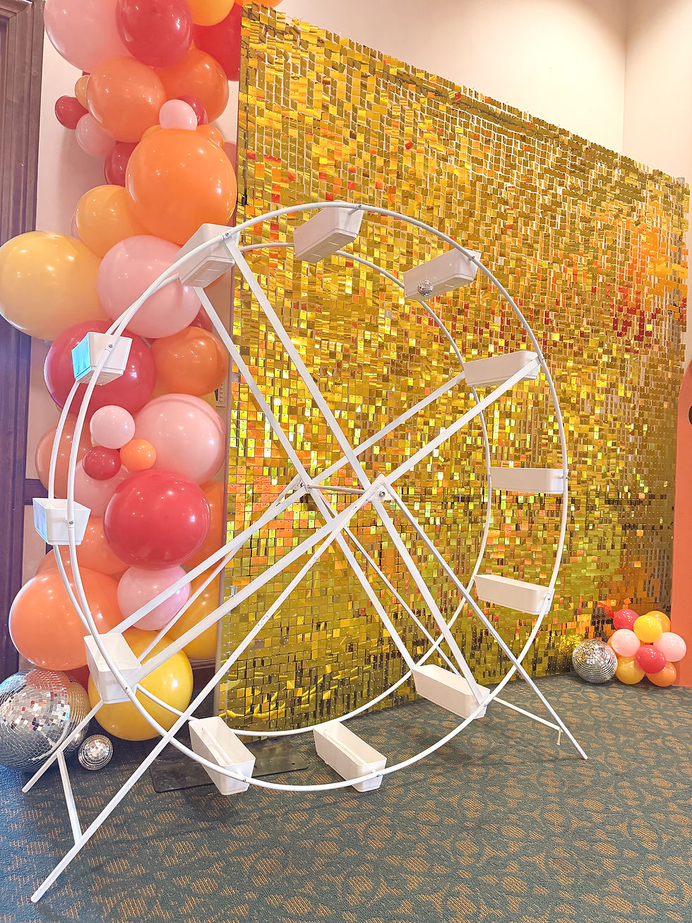 5.5' White Ferris Wheel