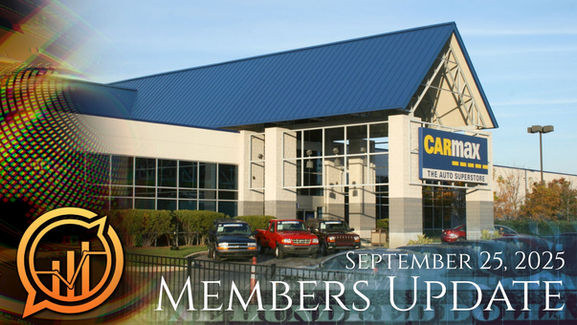 Members Update - Sell KMX Puts for 140 Percent Gain Buying Two More Option Positions 