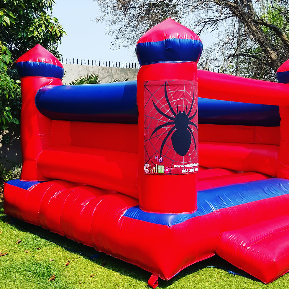 Thumbnail: Red and Blue Superboy Jumping Castle - 4m x 4m