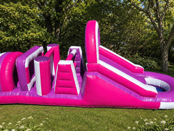 Pink and Purple Obstacle Course