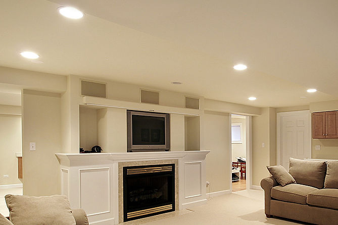 recessed lighting with Trucast's LED lights