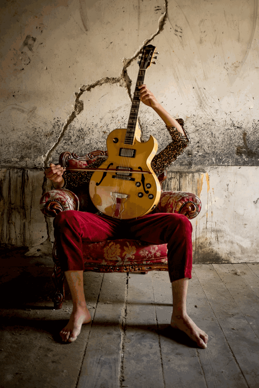 martial lamrit guitare archet