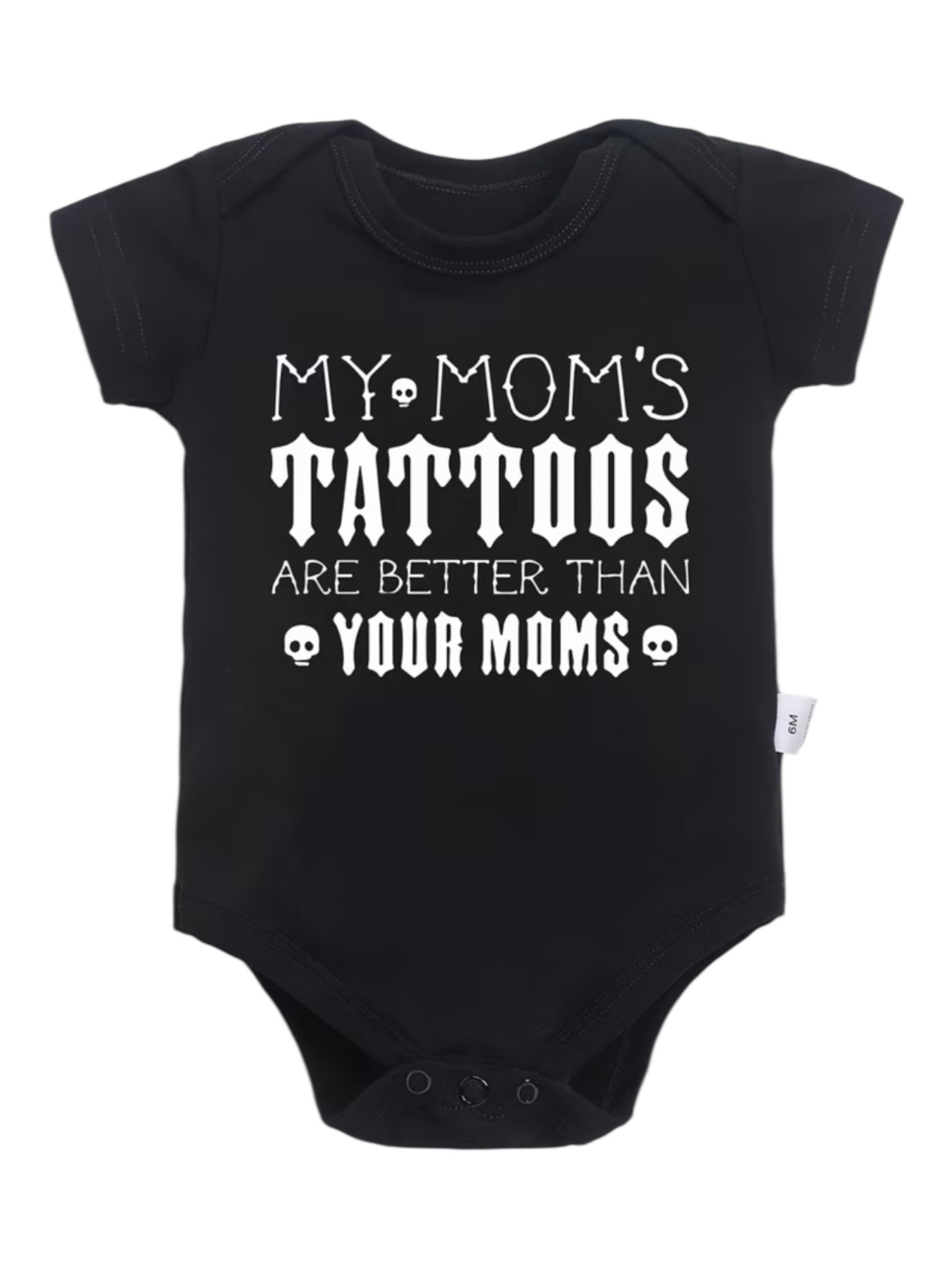 My Mom's Tattoos Goth Baby Onsie