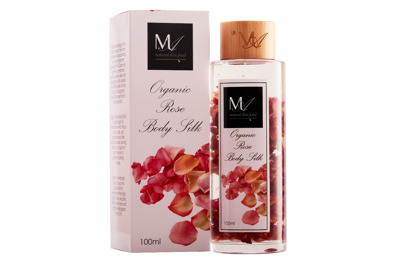 Organic Rose Body Silk Oil