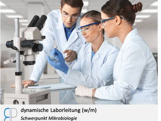 dynamische Laborleitung (w/m)
Schwerpunkt Mikrobiologie