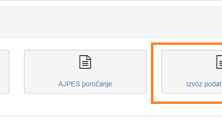 Izvoz podatkov o gostih