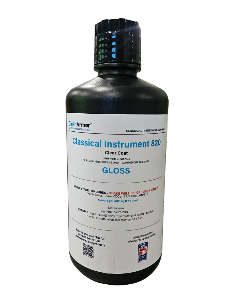 Clean Armor Classical Instrument 820 Clear Coat Quart Image