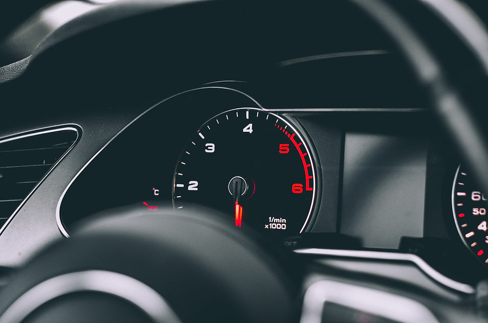 close-up image of car dashboard