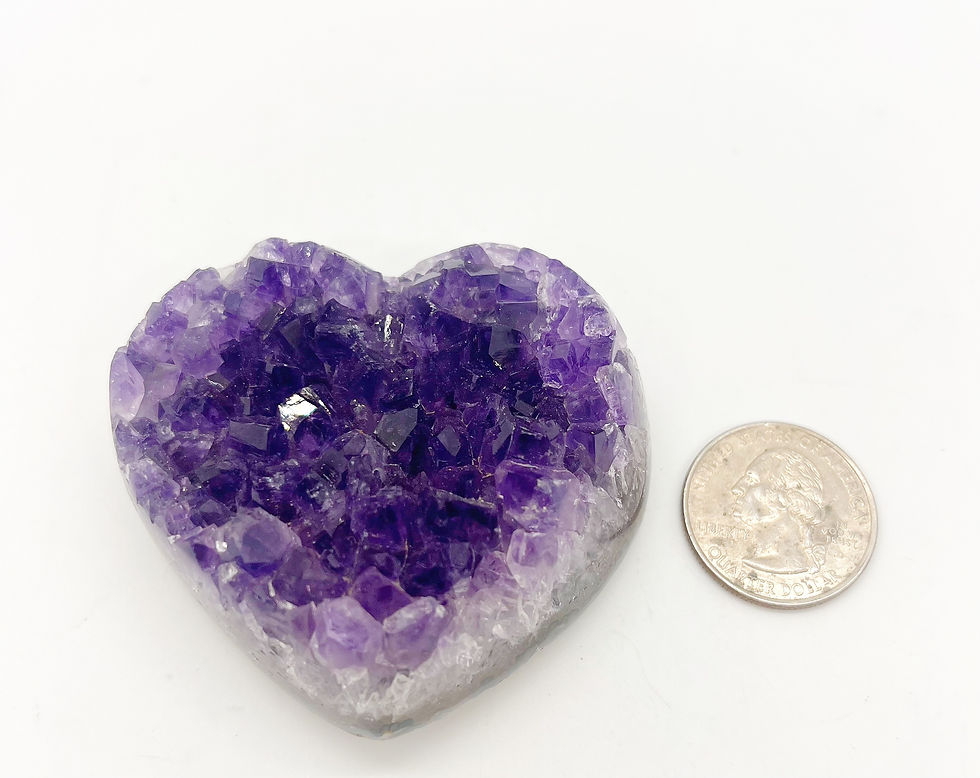 Thumbnail: Amethyst Cluster Heart