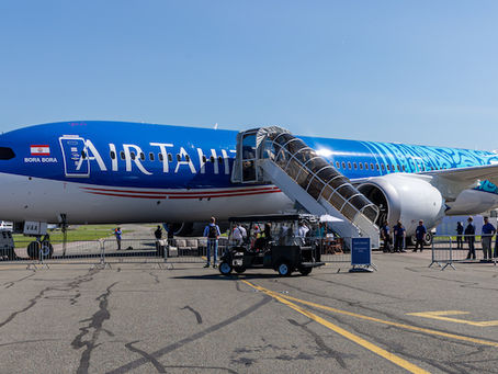 Volo della Air Tahiti Nui in partenza