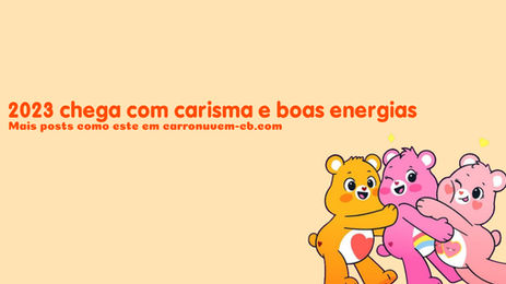 2023 chega com carisma e boas energias!
