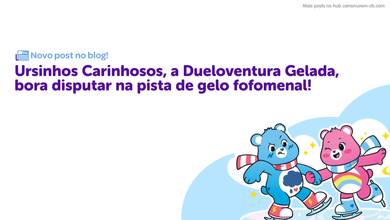 Ursinhos Carinhosos, a Dueloventura Gelada, bora disputar na pista de gelo fofomenal!
