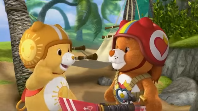 Encontro com o Ursinho Sol com o Valente