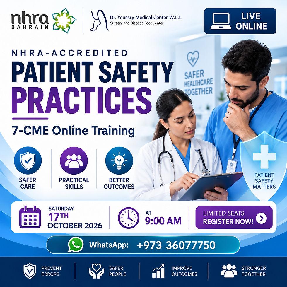 Patient Safety Practices 7-CMECredit Online Training
