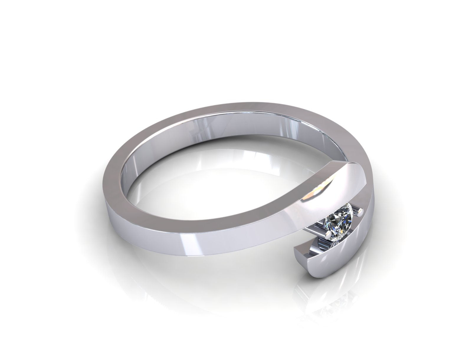 Prsten s dijamantima B144