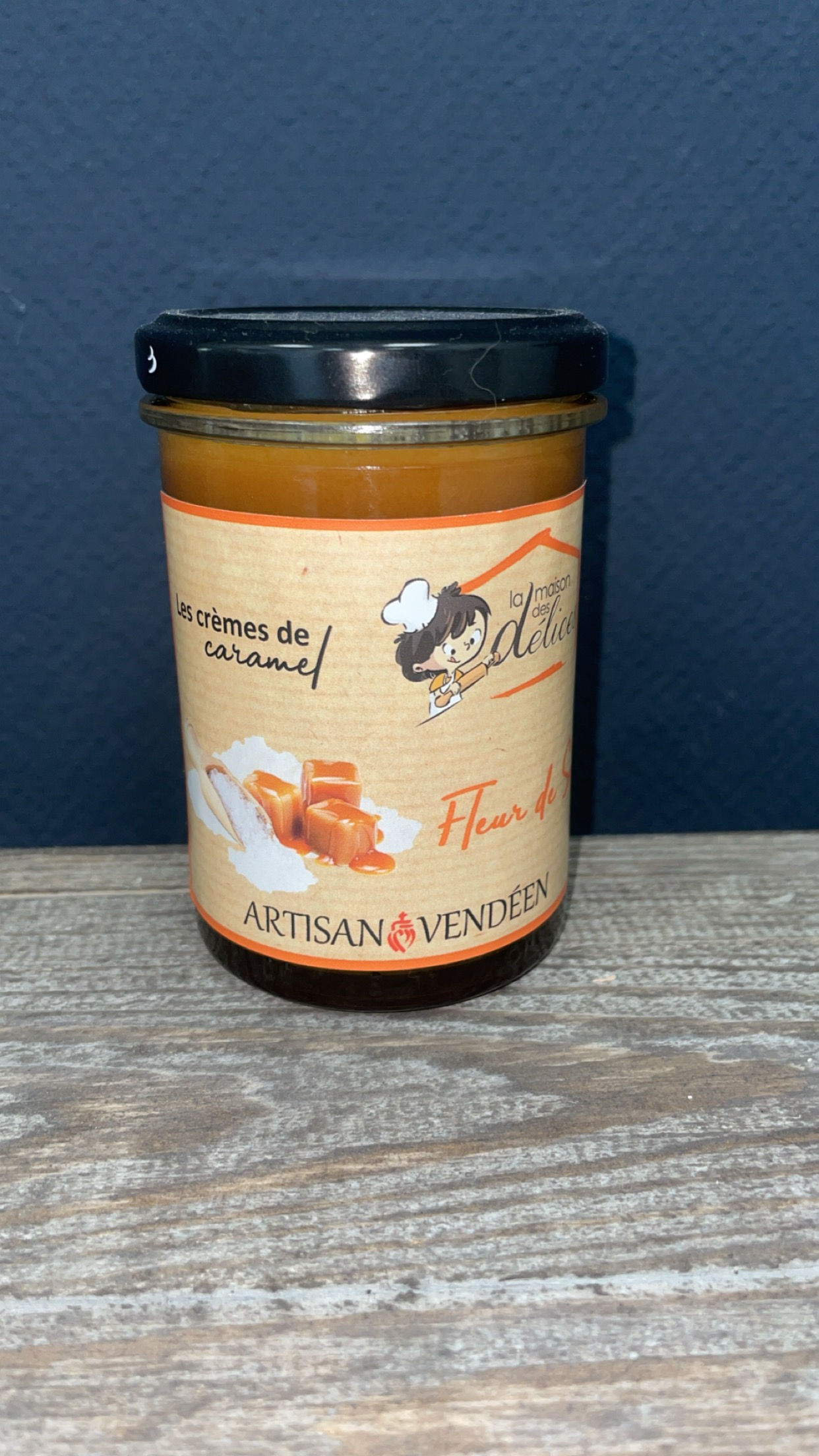 Crème de caramel fleur de sel (220gr) LA MAISON DES DELICES