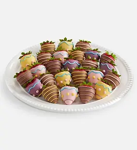 Easter Egg Dipped Strawberries 2 dozen.webp