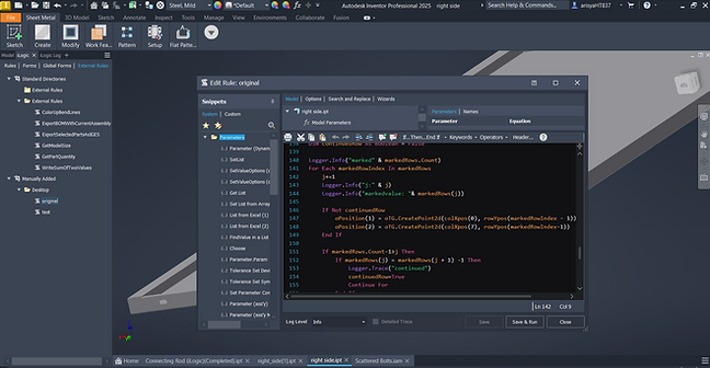 Ilogic script
