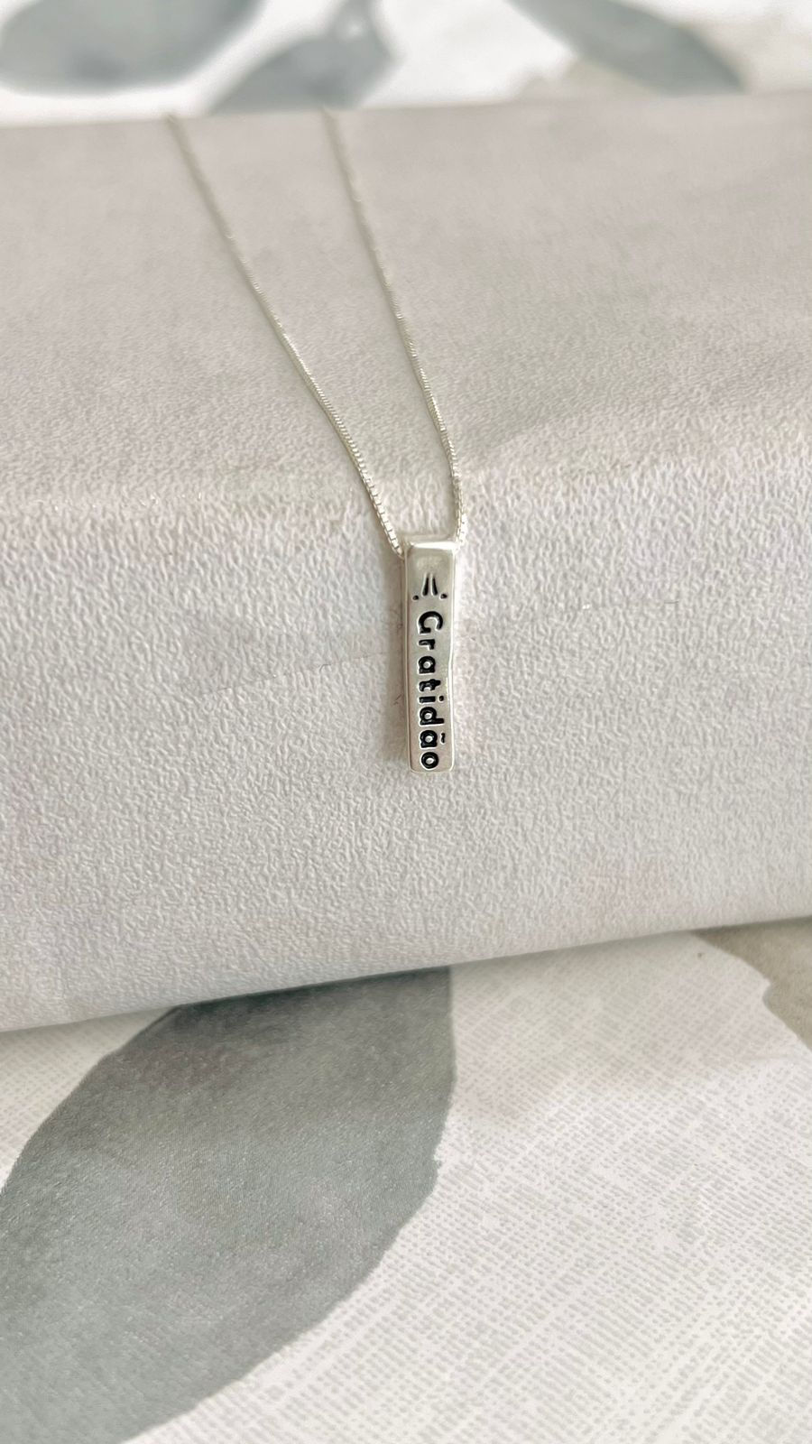 Colar Gratidão unissex