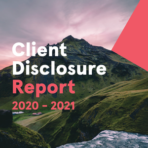 Client Disclosure Report Project