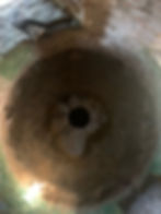 Entrée de la glacière de la tour des archers ©archives du château de la Roche Goyon