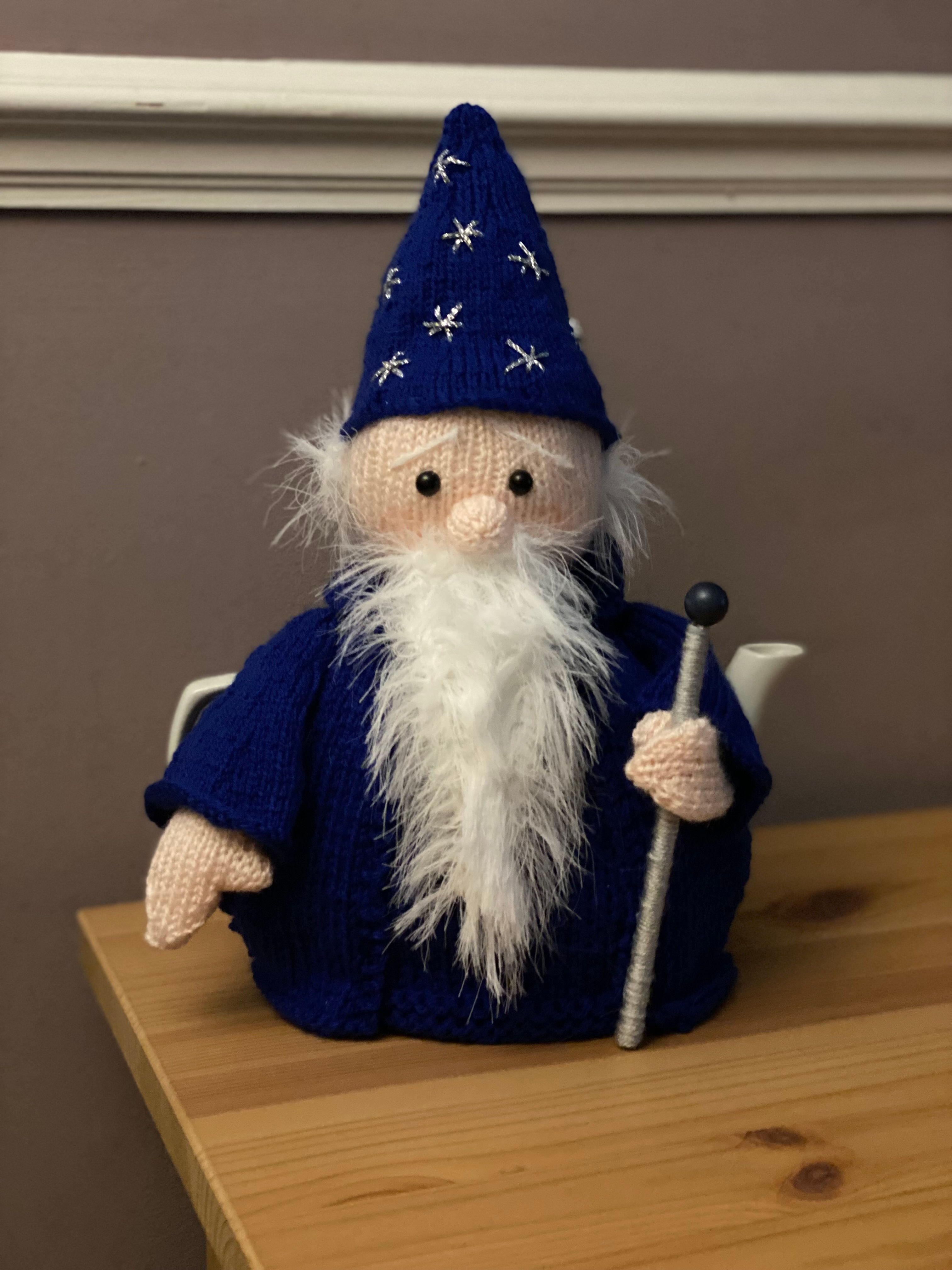 'Wizard' knitted Tea Cosy