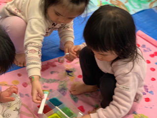 🌈虹色パレットで色あそび🌈