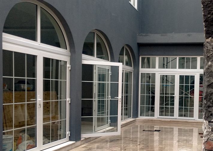 Terraza, construcción de casas