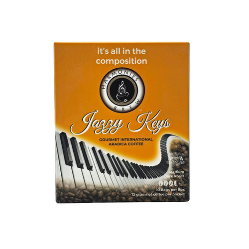 Jazzy Keys Organic Medium Dark Blend | Harmonies Brew