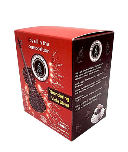 Thundering Viola Organic Dark Roast Blend | Harmonies Brew