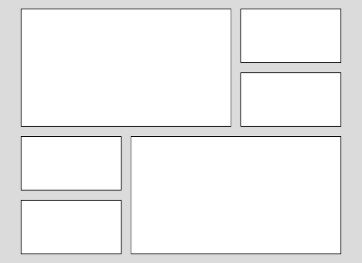 Tira de Cómic En Blanco 6 Viñetas.png