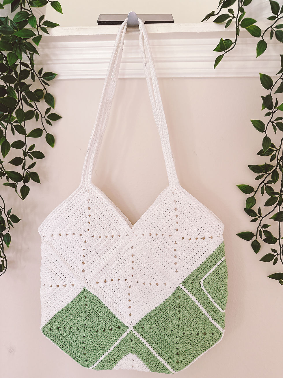 Thumbnail: Handmade Crochet Designed Flower Bag Purse | Granny Square | Gift for Her, Mom