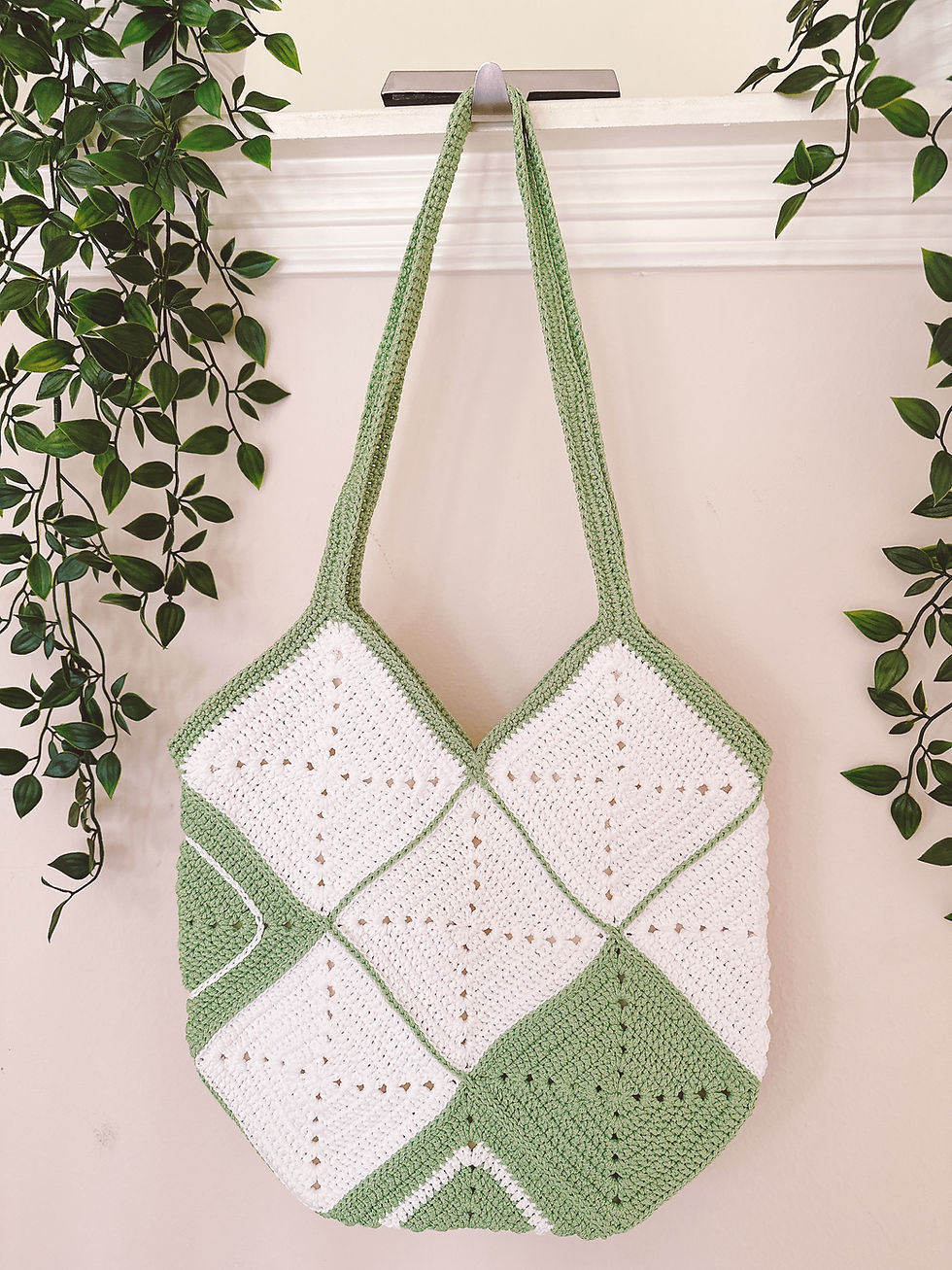Thumbnail: Handmade Crochet Designed Flower Bag Purse | Granny Square | Gift for Her, Mom